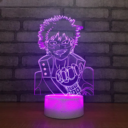 3D My Hero Academia Shoto Todoroki LED Night Light