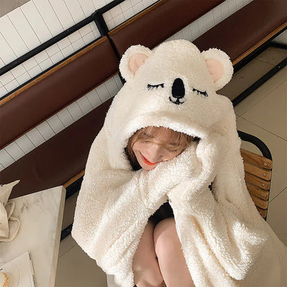 Winter Warm Shawl Blanket Cloak for Women