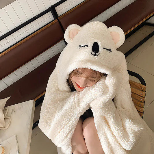 Winter Warm Shawl Blanket Cloak for Women