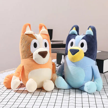 Blue Eyed Bingo Cartoon Dog Anime Plush Toy