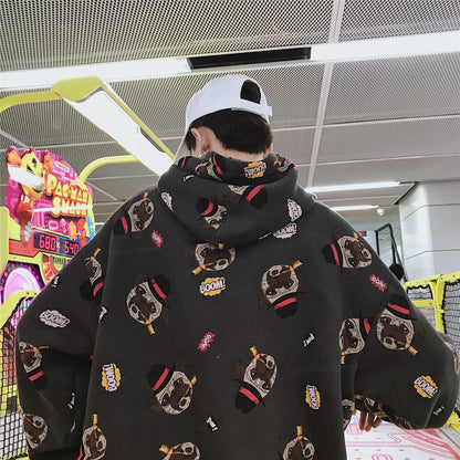 Harajuku Hip Hop Sweatshirt Jacket