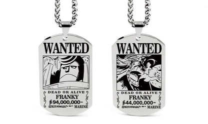 One Piece Inspired Necklace Pendant with Keychain