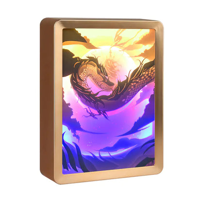 Chinese Style Anime Night Light - 3D Dragon Shadow Lamp