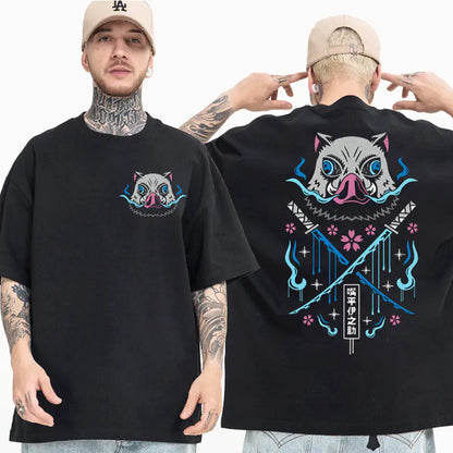 Demon Slayer Cotton T-Shirt for Men and Women