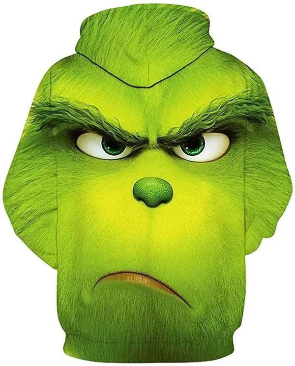 Christmas Grinch 3D Printed Hoodie