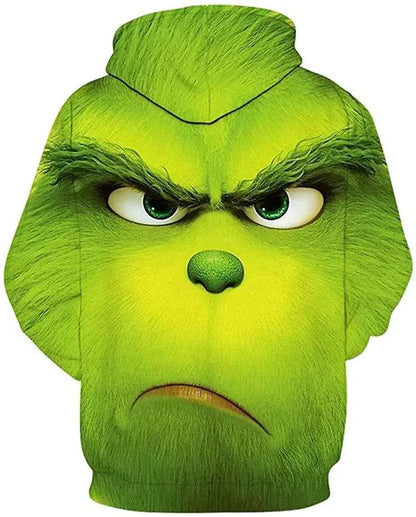 Christmas Grinch 3D Printed Hoodie