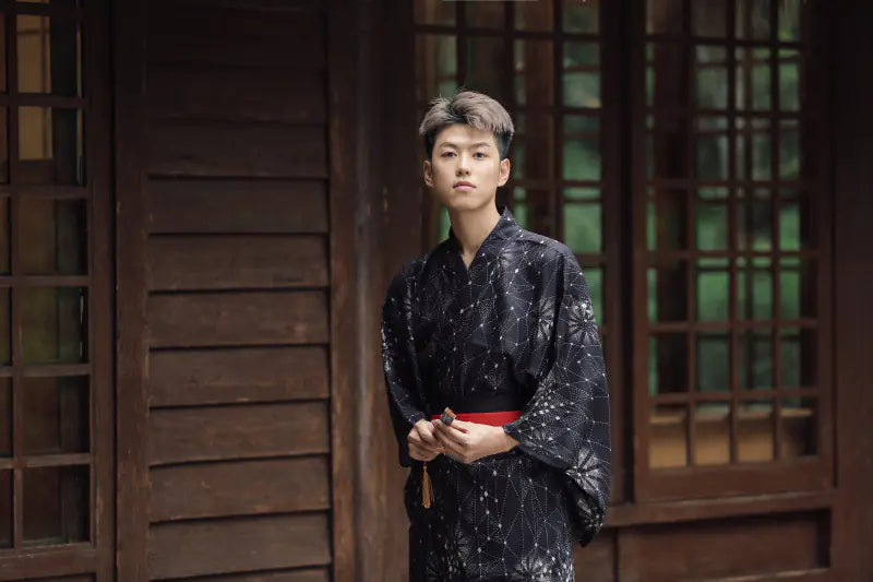 Japanese Kimono for Male Traditional Samurai Style