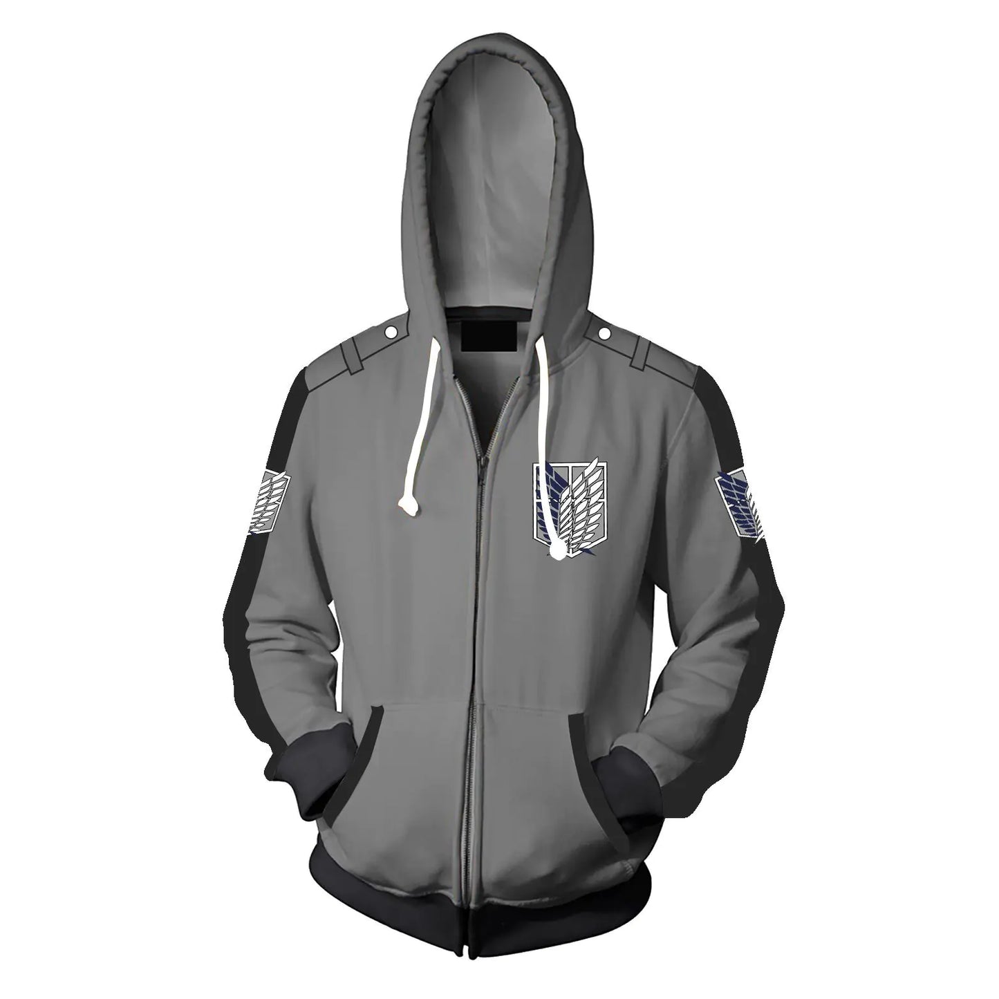 3D Printed Japanese Attack on Titan Hoodie Sweater