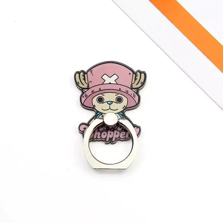 Mobile Phone Ring Holder - Creative Anime One Piece Design