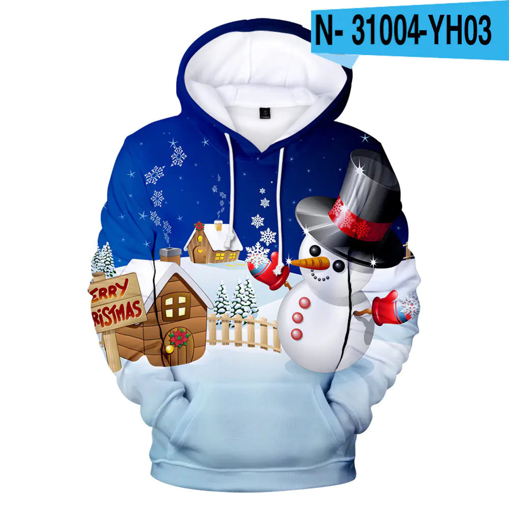 Jolly 3D Printed Hoodie for the Holidays