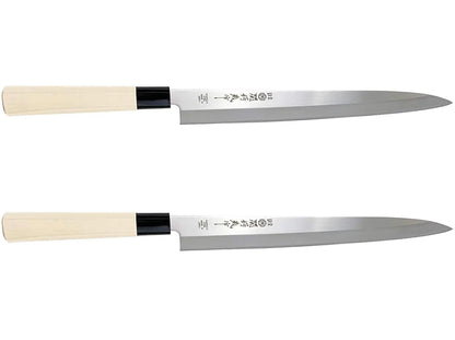 JapanBargain Japanese Yanagiba Sashimi Knife Sushi Chef Knife High Carbon Stainless Steel 8-1/4 inch Blade Made in Japan 210mm 2-Pack