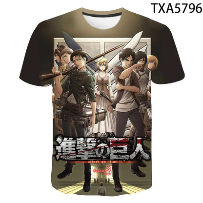 Attack On Titan Unisex Crew Neck T-Shirt
