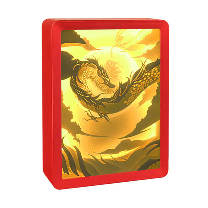 Chinese Style Anime Night Light - 3D Dragon Shadow Lamp