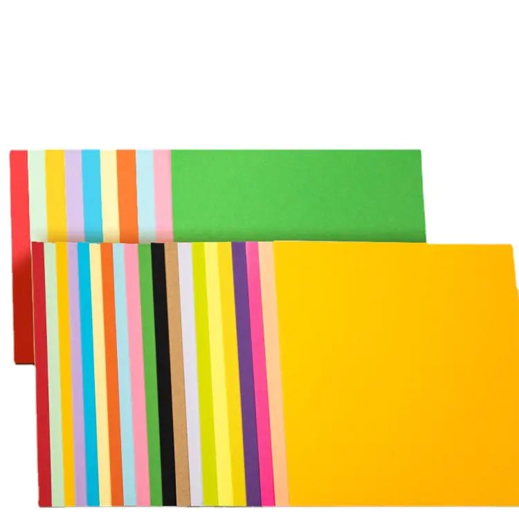 DIY Colored Origami Paper for Origami (Square Sheets)