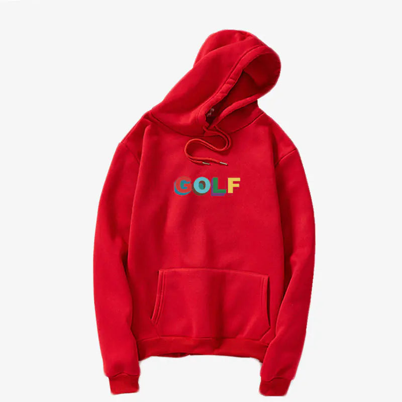 Harajuku Style Hooded Sweatshirt with COLF Print