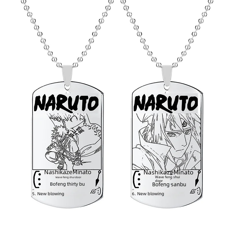 Anime Naruto Necklace with Keychain Pendant Gift
