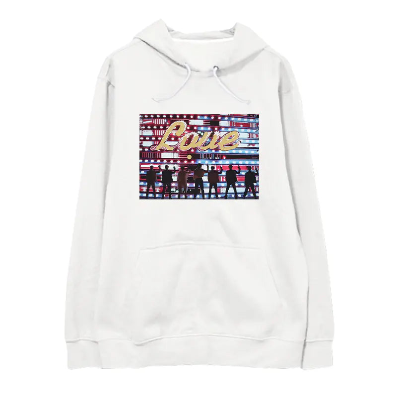BTS Hoodie - Casual Loose-Fit Printed Sweatshirt