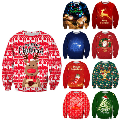 3D Digital Printed Christmas Sweatshirt