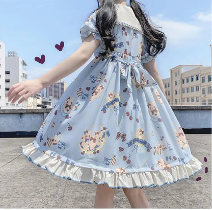 Original Design Japanese Lolita Dress - Moon Island OP