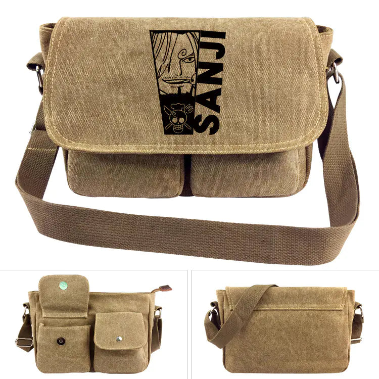 One Piece Canvas Shoulder Bag - Luffy Backpack