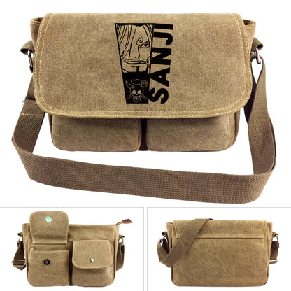 One Piece Canvas Shoulder Bag - Luffy Backpack