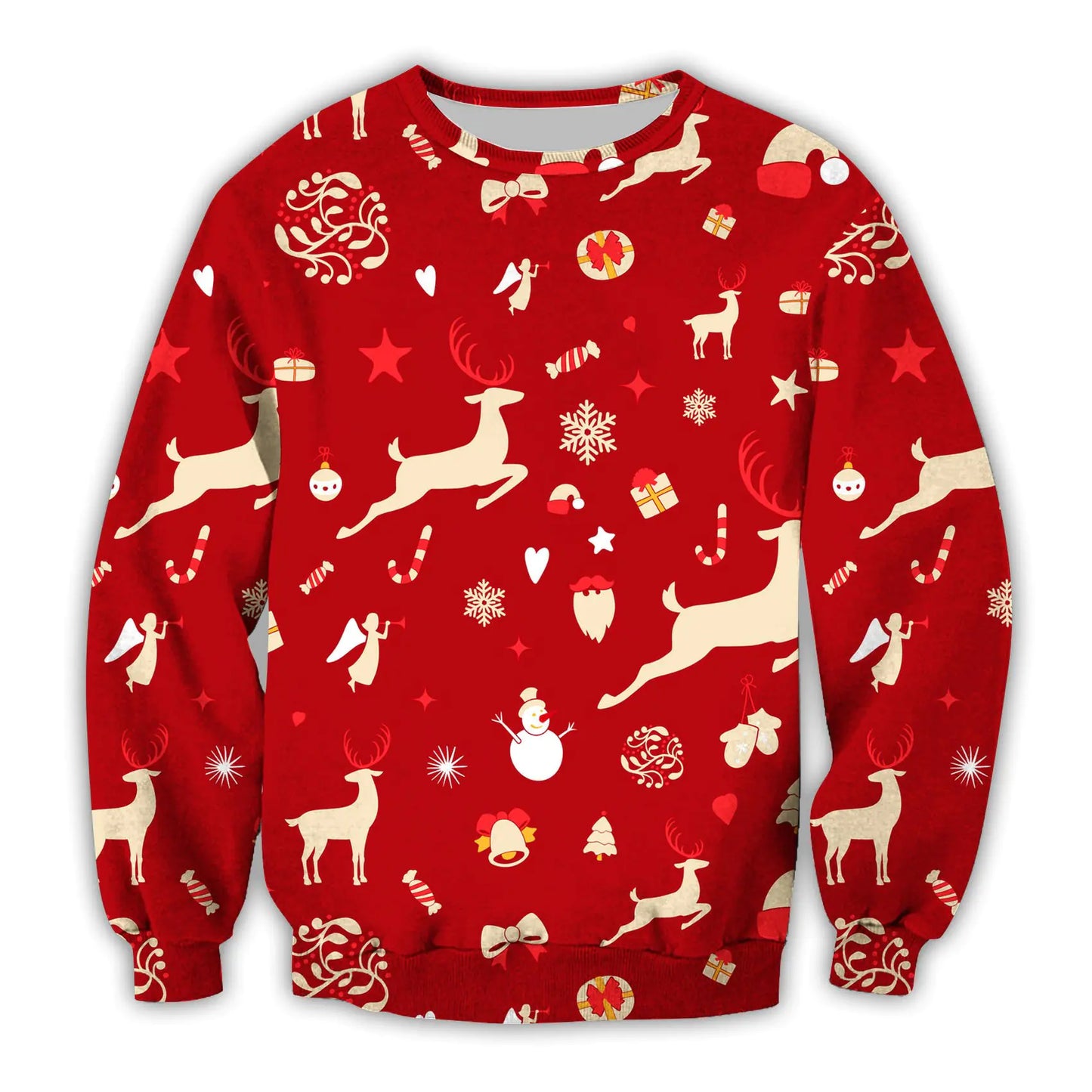 3D Digital Printed Christmas Sweatshirt
