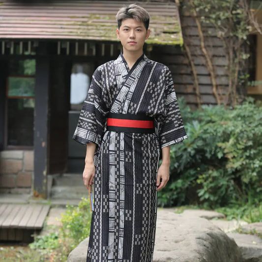 Japanese Kimono for Male Traditional Samurai Style