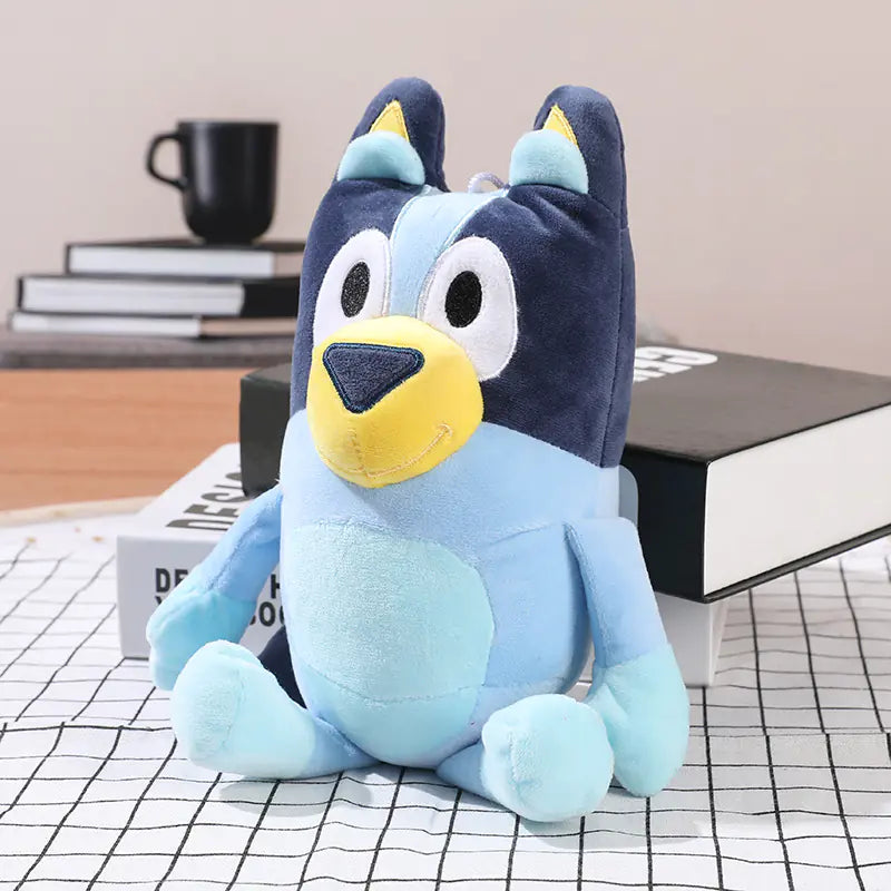 Blue Eyed Bingo Cartoon Dog Anime Plush Toy