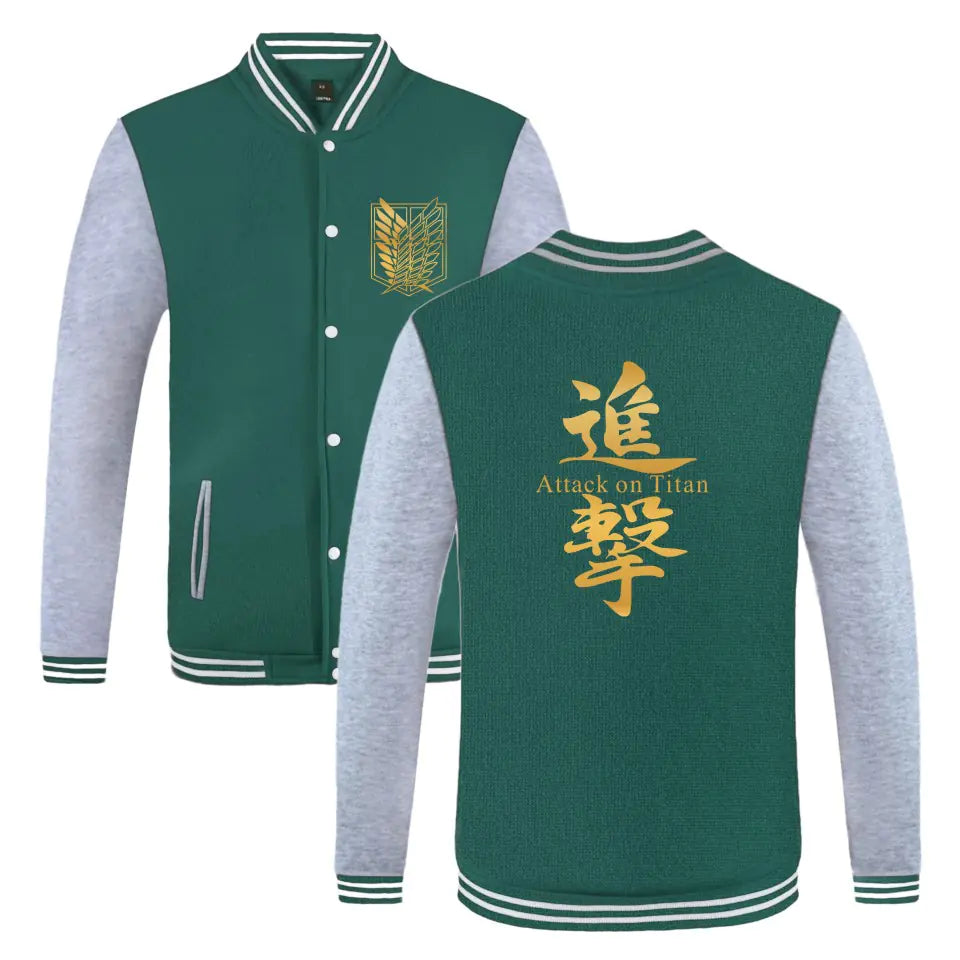 Attack on Titan Survey Corps Jacket - Fall/Winter Baseball