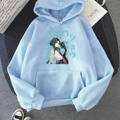 Couple Hooded Fleece Pullover Sweater