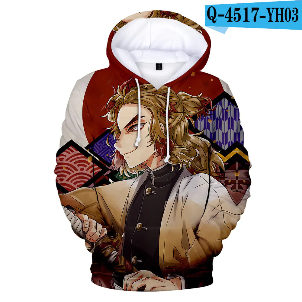 Demon Slayer Tanjiro Kamado 3D Hoodie for All