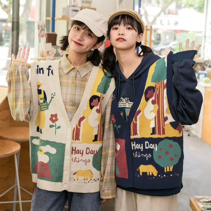 Retro Loose Sweater 2020 New Japanese Style