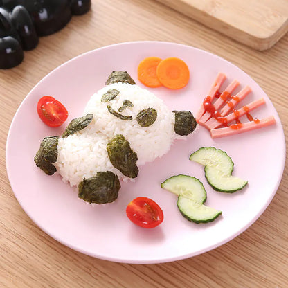 Cartoon Panda Rice Ball Mold for DIY Sushi Making