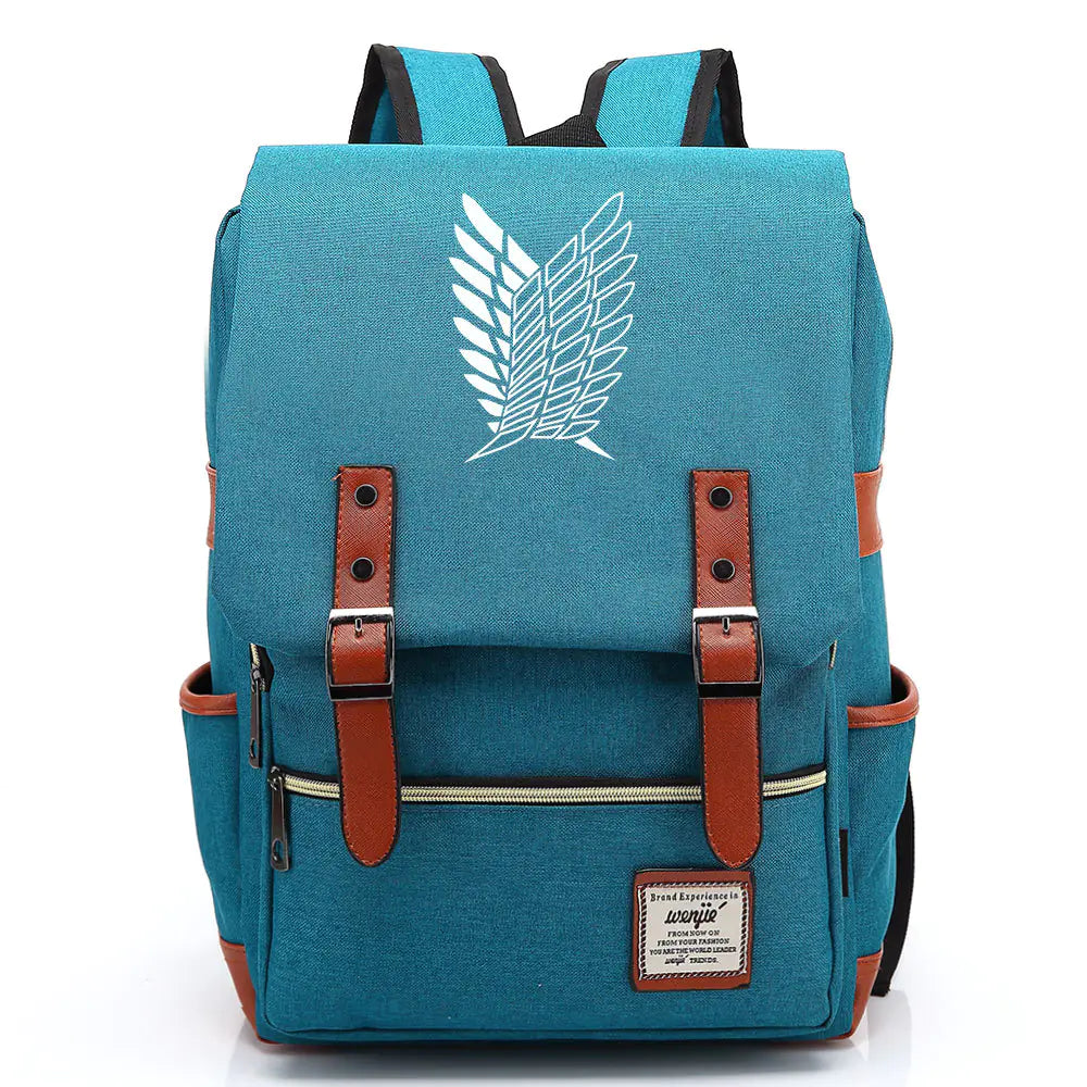 Attack on Titan Anime Backpack for Students, Unisex