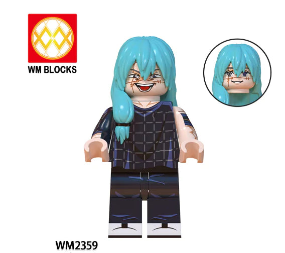 Jujutsu Kaisen Building Blocks Action Figures Set