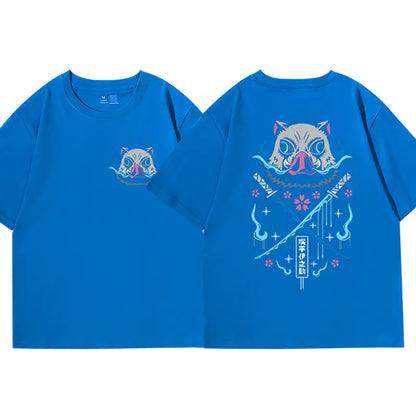 Demon Slayer Cotton T-Shirt for Men and Women