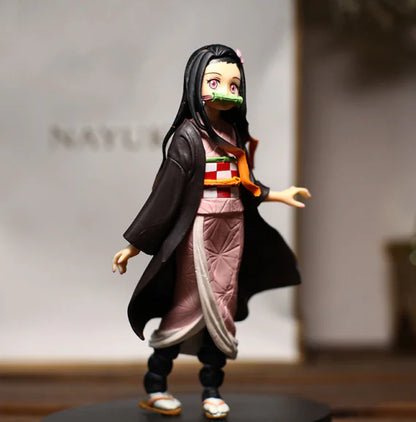 Demon Slayer Tanjiro Nezuko Figure Model Display Piece