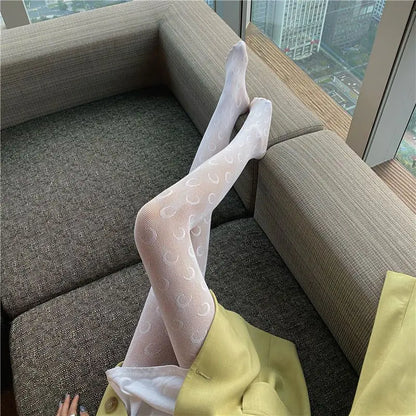 Japanese Lolita Retro Lace Soft Girl Stockings