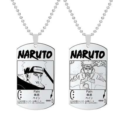 Anime Naruto Necklace with Keychain Pendant Gift