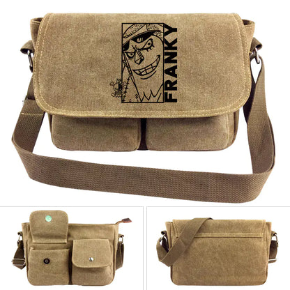 One Piece Canvas Shoulder Bag - Luffy Backpack