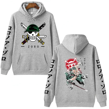 ONE PIECE Luffy Zoro Unisex Hoodie for Spring/Fall