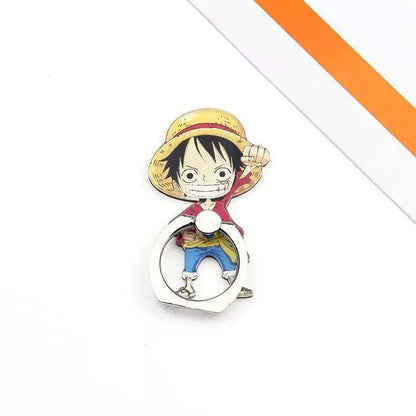 Mobile Phone Ring Holder - Creative Anime One Piece Design