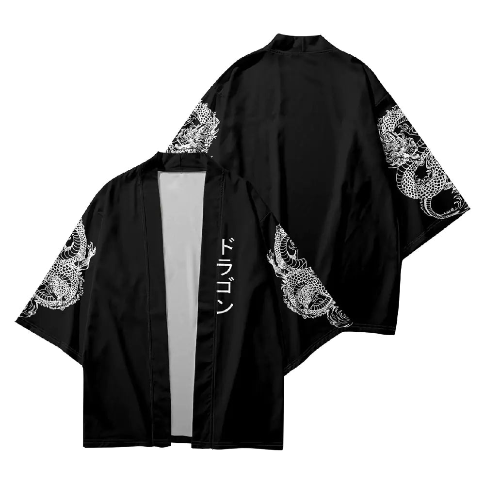 2023 Japanese Ukiyo-e Style Kimono Cardigan Shirt