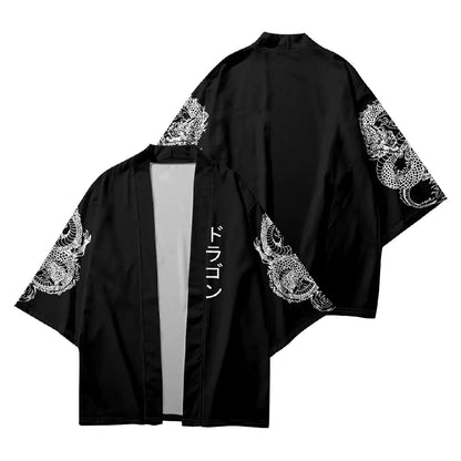 2023 Japanese Ukiyo-e Style Kimono Cardigan Shirt