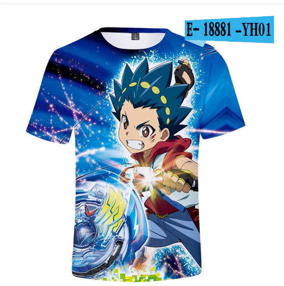 New Summer Yu Gi Oh 3D Printed Casual T-Shirt