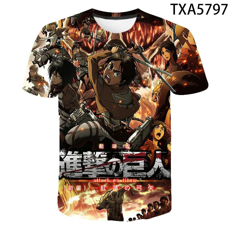 Attack On Titan Unisex Crew Neck T-Shirt
