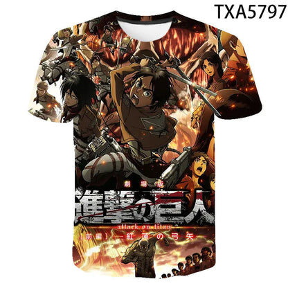 Attack On Titan Unisex Crew Neck T-Shirt