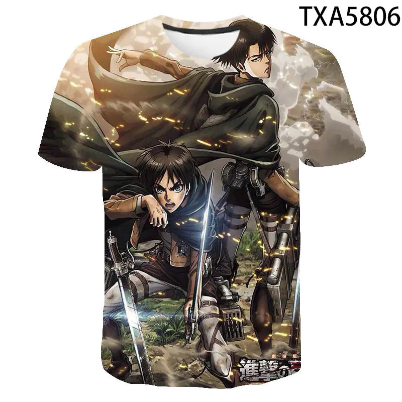 Attack On Titan Unisex Crew Neck T-Shirt