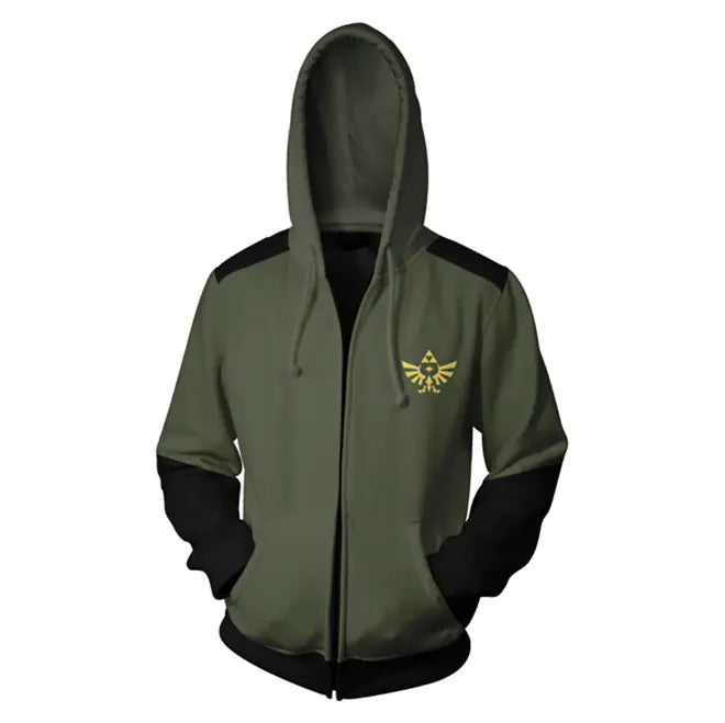 Anime Hoodie with Zipper - Fullmetal Alchemist Design