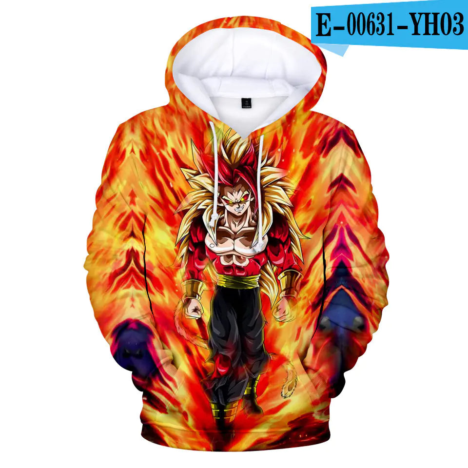 Dragon Ball Digital Print Hoodie - Spring 2019 Edition
